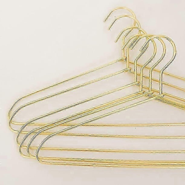 10 Pcs Clothes Hangers Heavy Duty Metal Strong Anti-slip Clothes Hanger