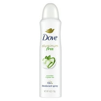 Dove Deodorant Spray for Women Cucumber & Green Tea Aluminum Free, 4 oz