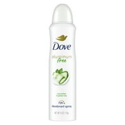 Dove Deodorant Spray for Women Cucumber & Green Tea Aluminum Free, 4 oz