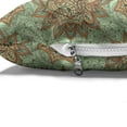 thumbnail image 4 of Orange Mandala Pet Bed, Ornamental Floral Ethnic African Composition of Wild Lion Head, Resistant Pad for Dogs and Cats Cushion with Removable Cover, 24" x 39", Almond Green and Ginger, by Ambesonne, 4 of 4