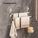 thumbnail image 3 of Toallero con doble ventosa para baño, almacenamiento de toallas con ganchos, almacenamiento de baño de doble propósito para toallas húmedas y secas, el estante, 3 of 9