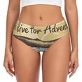 thumbnail image 1 of Fotbe We Live for Adventure Calzones Estampados para Mujer – Ropa Interior de Algodón, Cómoda, Suave y Elástica-3X-Large, 1 of 6