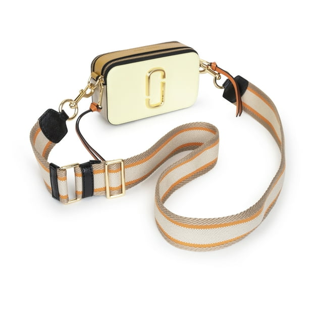 Marc Jacobs Women's Snapshot Color-Blocked Crossbody Tender Yellow