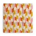 thumbnail image 1 of Society6 SunshineCanteen Delilah Chevron Pattern Wood Wall Mural 4' x 4', 1 of 1