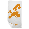thumbnail image 1 of yellow eu illustration map pattern bath towel soft washcloth facecloth 35x70cm, 1 of 3