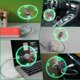 thumbnail image 5 of Ventilador de reloj USB mini, reloj LED de cuello de cisne flexible, ventilador USB con pantalla de tiempo, ventilador para PC, computadoras de escritorio-, 5 of 5