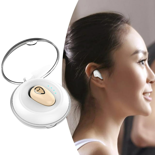 Ture Bluetooth 5.0 Sans Fil Sweat avec Micro Android Beige