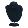 thumbnail image 1 of kusrkot Elegant Jewelry Display Mannequin, Chain Organizer Velvet Necklace Display Model Black, 1 of 9