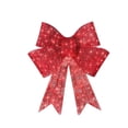 thumbnail image 5 of 48" Pre-Lit Lighted Christmas Bow Decoration with 200 LED Lights, Large Outdoor Holiday Yard Décor, 8 Light Functions, Timer, Weatherproof Hook, Xmas Tree, Wreath, Patio & Home Décor, 5 of 9