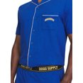 thumbnail image 3 of Dogg Supply by Snoop Dogg Men's Notch Collar Shirt and Shorts Pajama Set, 2-Piece, 3 of 5