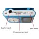 thumbnail image 2 of Reproductor de MP3 portátil azul, pantalla LCD USB mini, soporte de tarjeta MP3, reproductor de música deportiva, 2 of 7