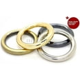 thumbnail image 3 of 4pcs O Ring Strong Metal Welded O-Ring Circle Loop Buckle for Purse Bag Collar Leather Craft SCOG (2 Inch, Silver), 3 of 5