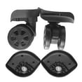 thumbnail image 2 of 1 par de ruedas de repuesto para maleta, ruedas giratorias universales para maleta de equipaje negro-2 Hugo Ruedas de reemplazo de equipaje, 2 of 4