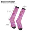 thumbnail image 2 of Susaid Pink Roses Print Thermal Winter Socks for Men and Women, Warm Crew Hiking Socks, for Boots and Outdoor Activities, 2 of 6