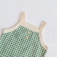 thumbnail image 5 of LYMAYTER 3M-24M ‌‌Infant Girls Baby Spaghetti Strap Sleeveless Cotton Bodysuit One-Piece Summer Set‌, 5 of 8