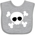 thumbnail image 3 of Inktastic Skull Design Boys or Girls Baby Bib, 3 of 4