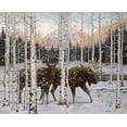 thumbnail image 2 of Tift, Jeff 18x15 White Modern Wood Framed Museum Art Print Titled - Forest Twilight, 2 of 4