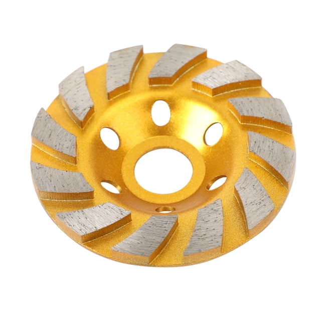 4in Diamond Segment Grinding Wheel Angle Grinder Disc for Granite Stone Marble Masonry Concrete Cut