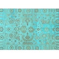 thumbnail image 1 of Ahgly Company Indoor Rectangle Oriental Light Blue Traditional Area Rugs, 7' x 10', 1 of 4