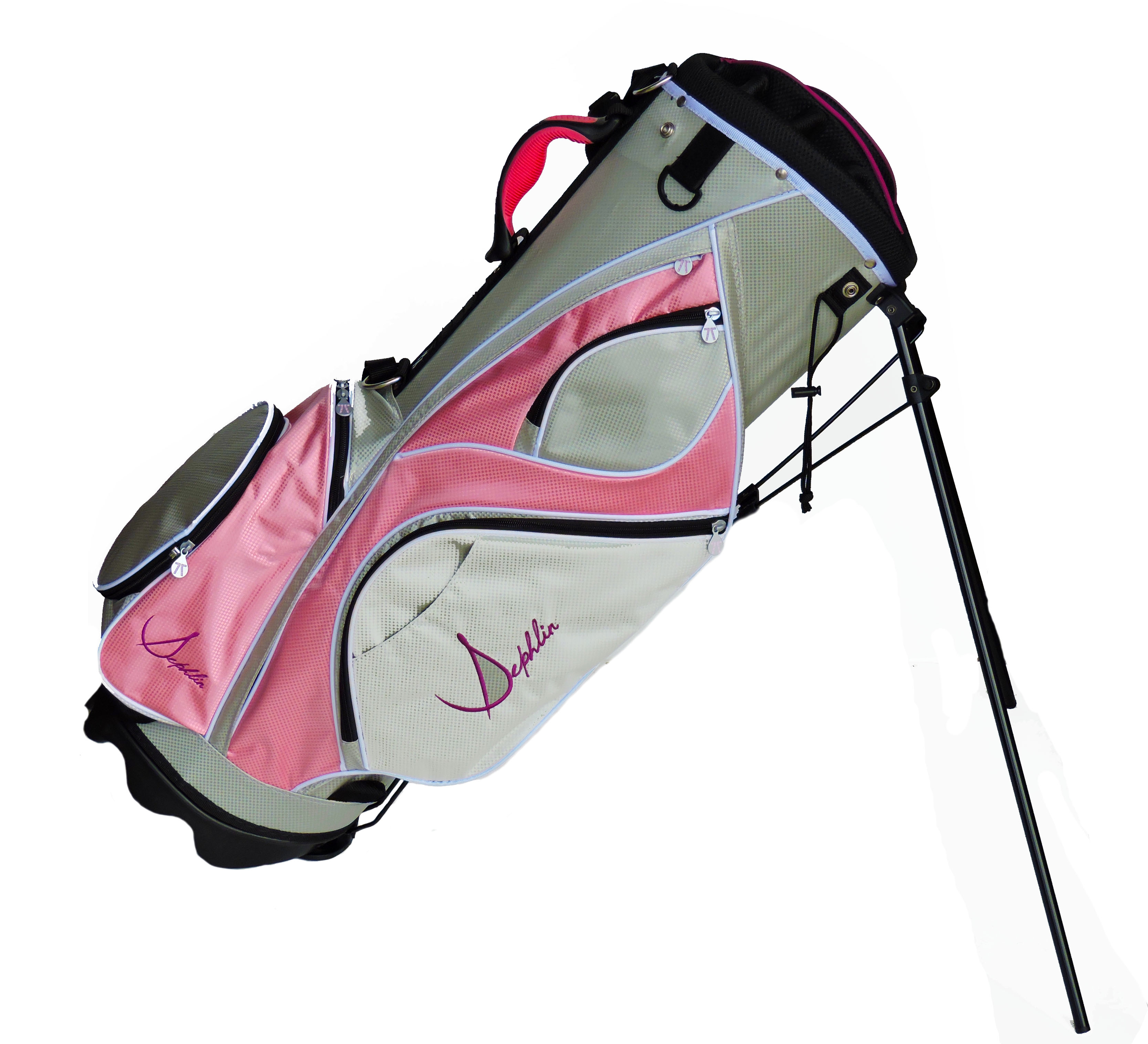 Sephlin Womens Golf Bag (Silver and Pink)