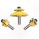thumbnail image 3 of 3-Piece Router Bit Set, 1/2" Shank, Rail & Blade Cutter for Panel and Cabinet Milling, Power Tool Accessory, 3 of 5