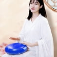 thumbnail image 4 of Graflsoa Tambour Zen 6.3 Pouces 8 Tons, Poignée en Métal Bleu pour Relaxation et Méditation, Instrument de Musique Portable, 4 of 6