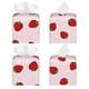 thumbnail image 2 of Fotbe Strawberry Porta Pañuelos Decorativo de Cuero, Caja Cuadrada Moderna para Pañuelos Faciales, Organizador y Dispensador 5x5x5'', 2 of 7