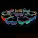 thumbnail image 3 of Neon Led Light Up Shutter Flashing Glasses Eyewear for Nightclub Halloween Rave Party, 3 of 5