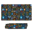 thumbnail image 2 of Bingfone Happy Father Day Large Gaming Mouse Pad,Extended Desk Mousepad With Stitched Edges,Non-Slip Base,29.5 X 16 In, 2 of 9