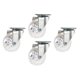 thumbnail image 2 of Juego de ruedas giratorias de 4 piezas, ruedas para silla de oficina, ruedas con placa giratoria de rotación de 360 grados, ruedas para silla, ruedas Sin freno, 2 of 8
