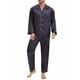 thumbnail image 4 of INSPIRAR CHIC Conjunto de Pijamas de 2 Piezas para Hombre con Botones y Estampado, Patrón Casual, Color Azul Marino, 4 of 6