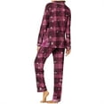 thumbnail image 5 of Xihbxyly Christmas Pajamas for Women, Women's Christmas Printed Pajama Set for Daily Home Wear Two-Piece Pajama Set with Pocket, 5 of 6