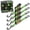 Green, variant on SmartStraps CamoX Retractable Ratchet Tie Down Straps, 1" x 6 ft, 500 lb Safe Work Load, 1,500 lb Break Strength, Standard Duty, 4-Pack