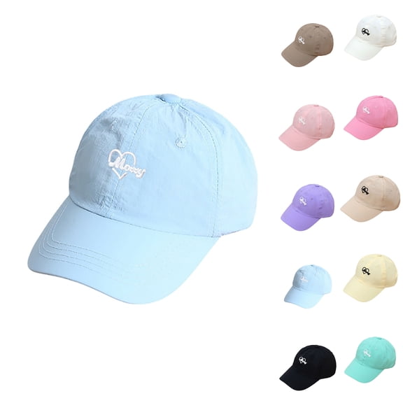 Baseball Hat for Kids Boy Lightweight Ponycap Sun Protective Baseball Caps for Kids