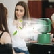 thumbnail image 3 of Cactus Fan Cute Desk Fan Small Mini Office Desk Fan (Pink), 3 of 5