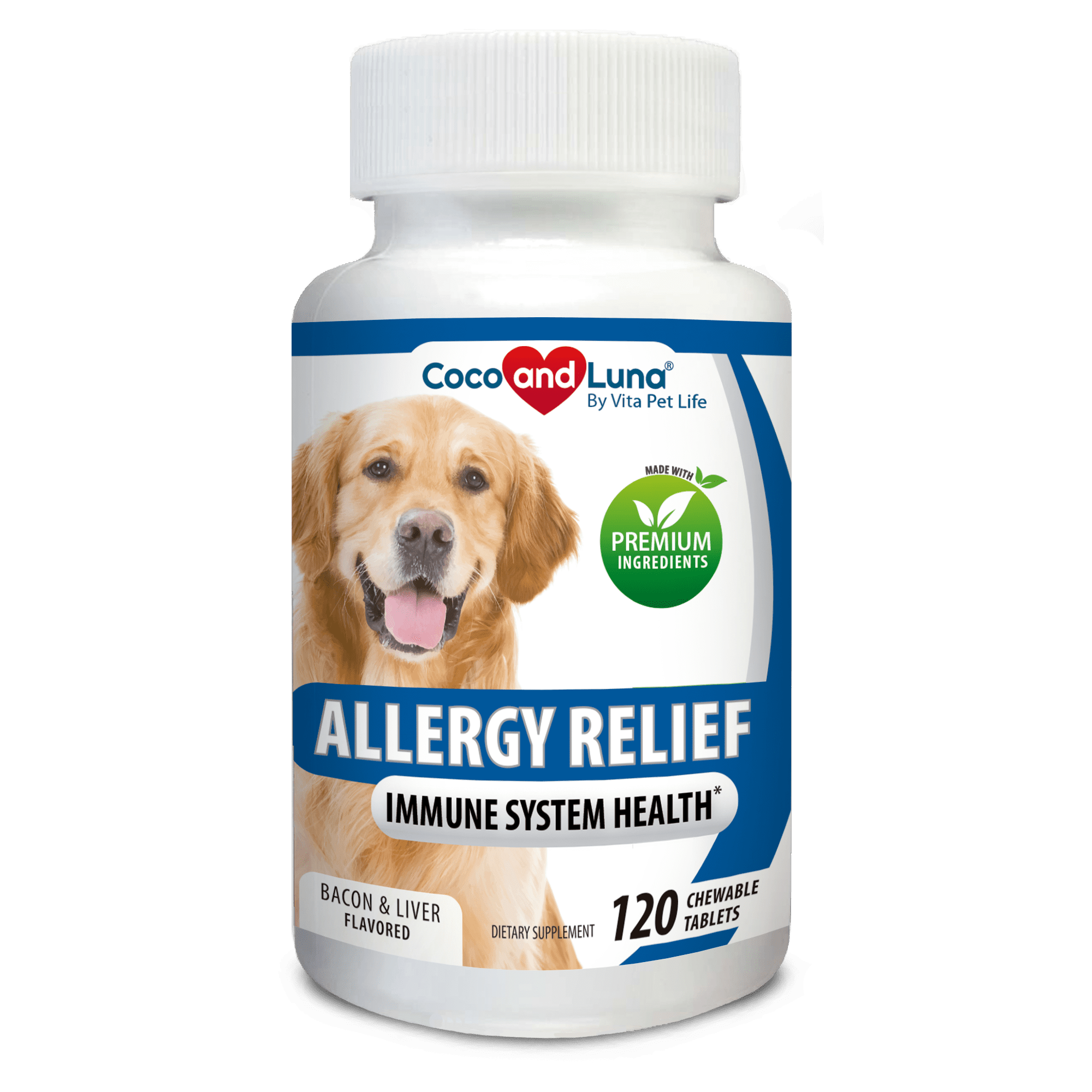 Allergy Relief for Dogs Immune Support for Dogs with Omega 3 Fish Oil, Colostrum Treats