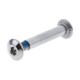 thumbnail image 4 of 1 juego de tuercas de tornillo de patín de ruedas de acero inoxidable, accesorios de repuesto plateados 31 mm Cola Tornillo de rueda de patín en línea, 4 of 8