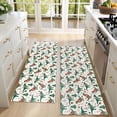 thumbnail image 4 of Kitchen Rugs Sets Of 2,Beige Christmas Dinosaur Pattern Anti Fatigue Kitchen Mat Rugs Non Slip Washable,Decorative Kitchen Floor Mats for Kitchen,Sink,Laundry,17"X47", 4 of 5