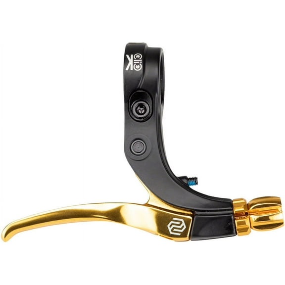 Promax Click V-Point Brake Lever - Short Reach, Gold