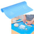 thumbnail image 3 of Estera para amasar rodante de masa de pastel de silicona de tamaño pequeño Almohadilla para hornear con escala Wdftyju Libre de BPA, 3 of 9