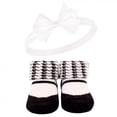 thumbnail image 6 of Hudson Baby Girl Headband and Socks Giftset, Pink Black Love, One Size, 6 of 7