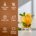 thumbnail image 4 of Syruvia Mandarin Orange Flavored Syrup for Drinks, Cocktails, Lemonades, Iced Teas and Desserts – 25.4 fl oz, 4 of 6