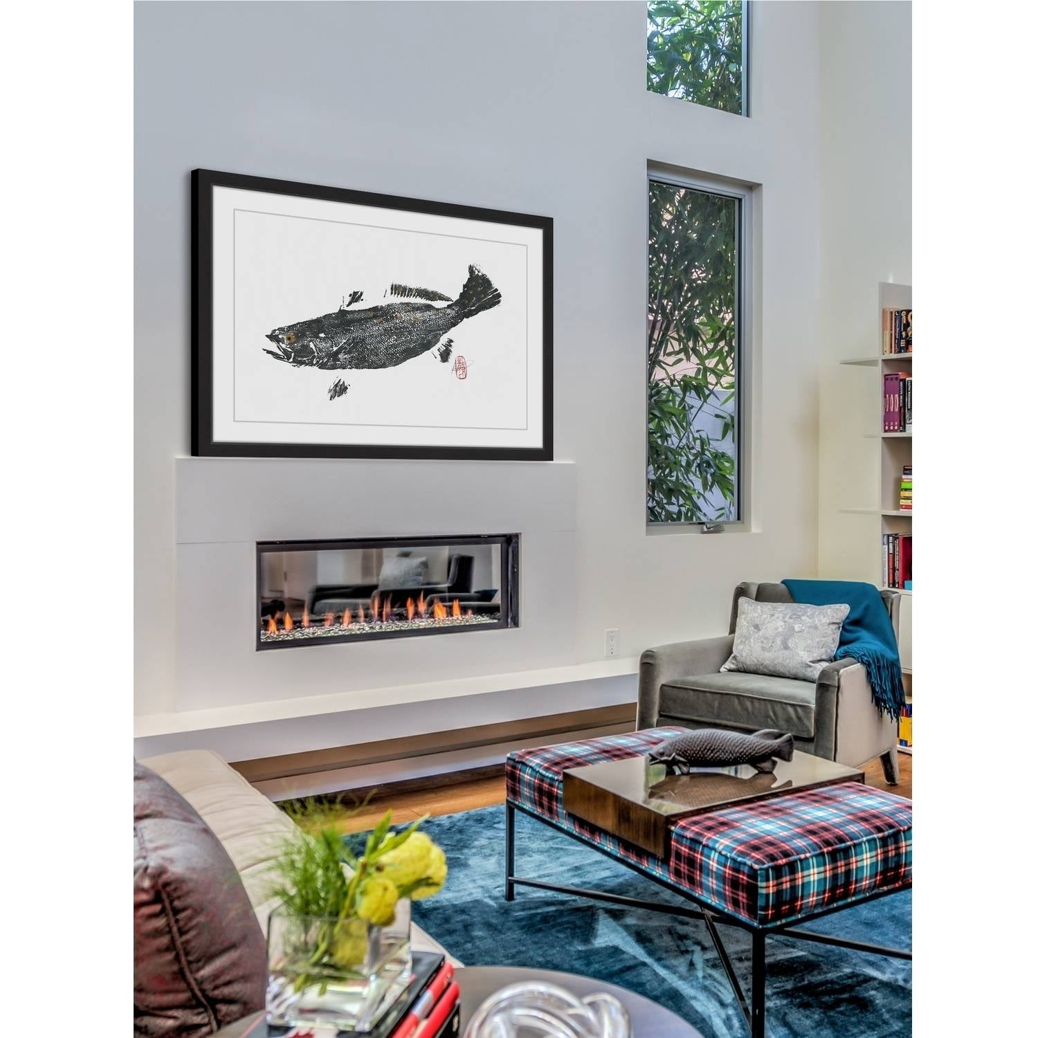 "Speckled Trout" Framed Painting Print