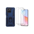 thumbnail image 1 of Funda Uso Rudo Cely Vesmir Con Anillo Magnético Para Honor X8b Azul Marino Más 2 Micas De Cristal, 1 of 5