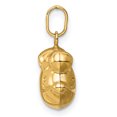 thumbnail image 2 of 14K Yellow Gold Satin & Polished Mouse Charm Pendant, 2 of 7