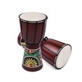 thumbnail image 2 of Muslady Djembe de 6 pulgadas tambor de mano africano tambor africano de madera con, 2 of 8