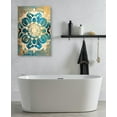 thumbnail image 4 of AVOI Mandala Wall Art Abstract Colorful Flowers Pictures Print on Canvas Modern Boho Painting Artwork for Bedroom Yoga Living Room Office Home Decor(Mandala-1) Unframe: 12x16in, 4 of 5