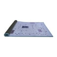 thumbnail image 2 of Ahgly Company Indoor Rectangle Solid Blue Modern Area Rugs, 3' x 5', 2 of 4