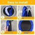 thumbnail image 2 of Mini Trampoline Spring Cover for Trampoline Edge Replacement for Indoor Outdoor Garden Rebounder 36inch Blue, 2 of 7