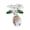 White, variant on AOOOWER Crystal Rose Flower Figurines with Base,Glass Flower Bouquet Handmade Crystal Flower Collectibles Home Table Decors